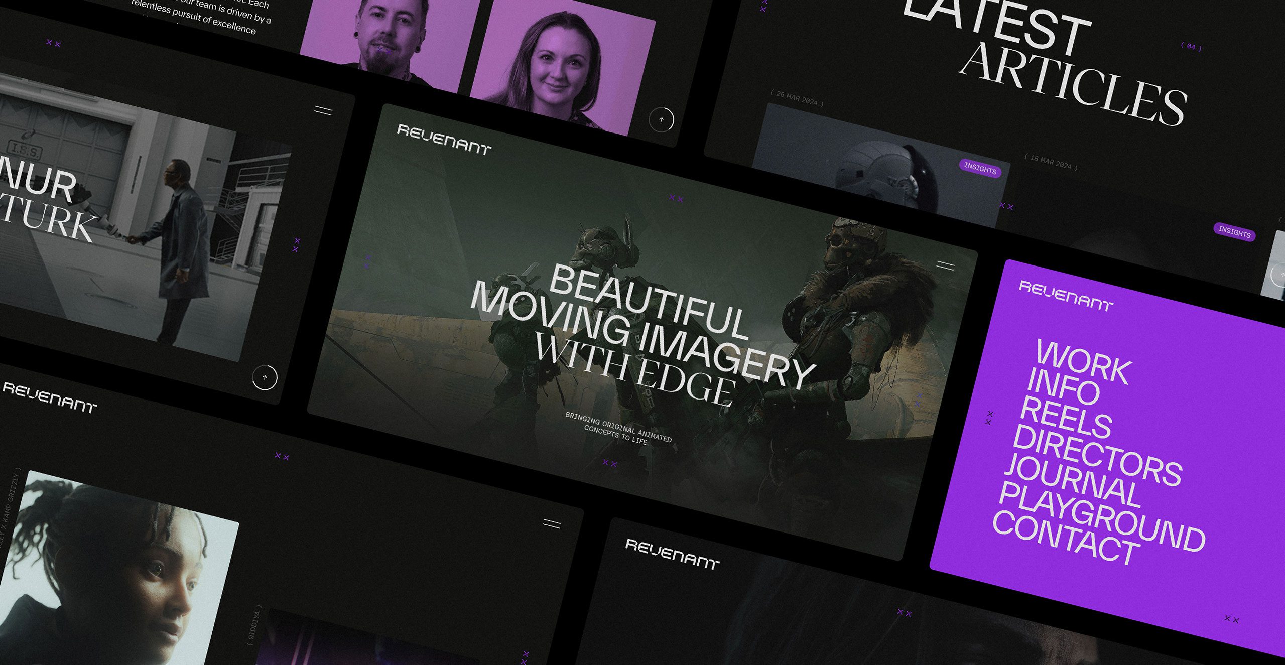 3 x Site of The Day for Revenant - Form Digital